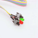 65cm ATX PC Compute Motherboard Power Cable 2 Switch On/Off/Reset + 2 LED SGZ