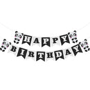 Panda Happy Birthday Felt Banner Bunting Garland for Kids Birthday Party Deco ^