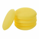 5 x Yellow Car Wax Polish Applicator Pad Large 5inch Soft Foam Sponge Pads