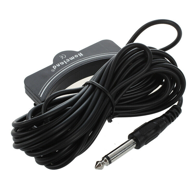 Classical Acoustic Guitar Amplifier Soundhole Pickup 6.3mm Jack 5M Cable Bl
