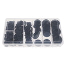 Assorted 170pcs Rubber Grommet Assortment Kit Electrical Gasket Ring Tool