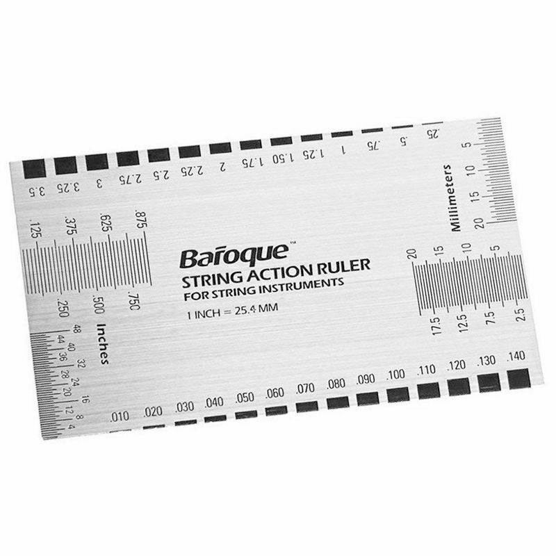 Baroque String Action Ruler Gauge Tool For Guitar Bass Forever-Direct Guita