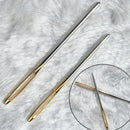 2pcs Large Eyes  Blunt Needles Wool  Hand Knitter for Yarn Sewing Darning