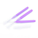 plastic toothpick soft 8pcs tooth cleaning flossing head interdental brush JR