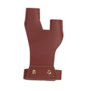 Archery Hunting Target Artificial Cow Leather 2 Finger Protector Guard Bow Glove