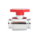 G1/4 Thread Vent Valve Water Ball Valve for PC Water Cooling System (Red) A