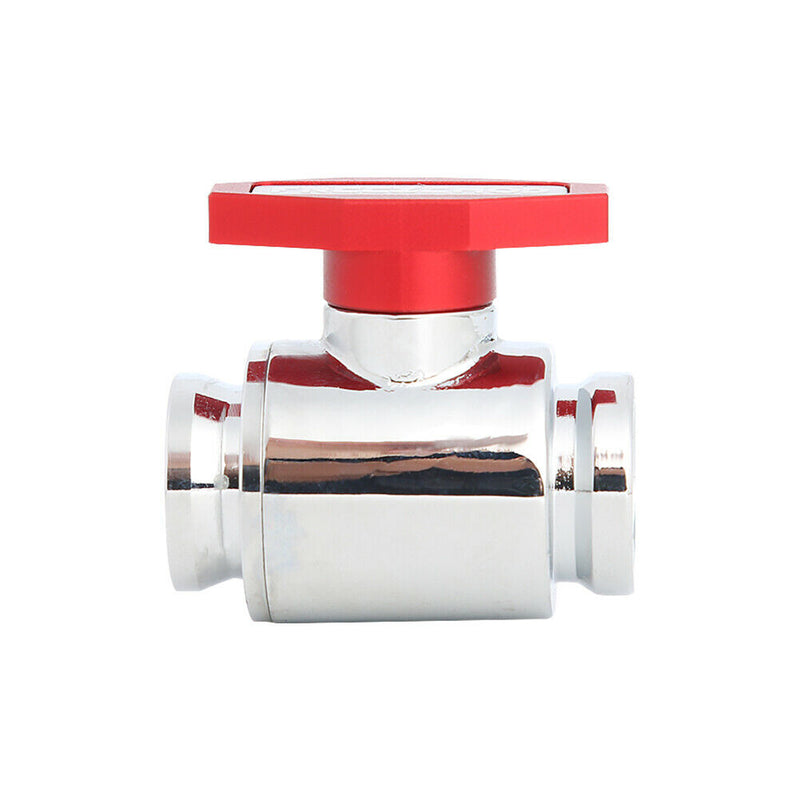 G1/4 Thread Vent Valve Water Ball Valve for PC Water Cooling System (Red) A