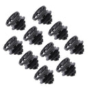 Stainless Steel Door Panel Fixing Clips Black Plastic 3B0-868-243 for Golf