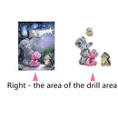 2 Sets Bear Diamond Painting Rhinestone Embroidery Cross Stitch Arts Craft