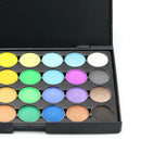 28 Shimmer Matte Colors Eye Shadow Set Bright Neon Eyeshadow Sleek Palette