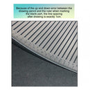 Translucent Multi Scales fit Children  Drawing Lines Straight Edge Plastic Ruler