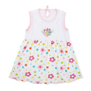 Baby Summer Dresses Girls O-Neck Sleeveless Cute Flowers Cotton Mini Dress
