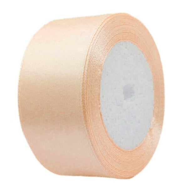 1 roll 40mm 22 Meters silk satin ribbon for wedding party(Meat powder)