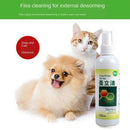 120ml Portable Pet Dog Flea Killer Spray Animals Anti-flea Drop Liquid