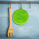 Kitchen Silicone Dishwashing Brush Pot Pan Scrubber Bowl Cleaner (Green) A