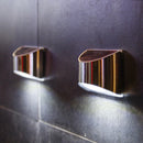 2pcs Cold White 4 LED Solar Lights Waterproof Wall Stair Floor Security Lamp