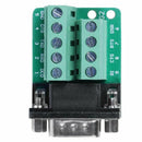 RS232 Serial to Terminal DB9 Male Adapter Connector Signals Terminal Module E7B3