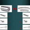2Pcs 7-19mm Gator Grip Universal Socket Wrench w/Power Drill Adapter Tool