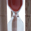 3 Minutes Hourglass Classic Beech Natural Sand Time Switch Kitchen Coffee E