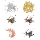 600pcs 4mm Flower Snowflake Rondelle Spacers Beads Jewellery Making Findings