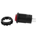 1 X 12mm Car Boat Latching Lock Push On / Off Button 125V 250V red D6F8
