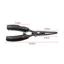 Fishing Pliers Tongs Hook Remover Line Cutter Hook Removal Fishing Scissor