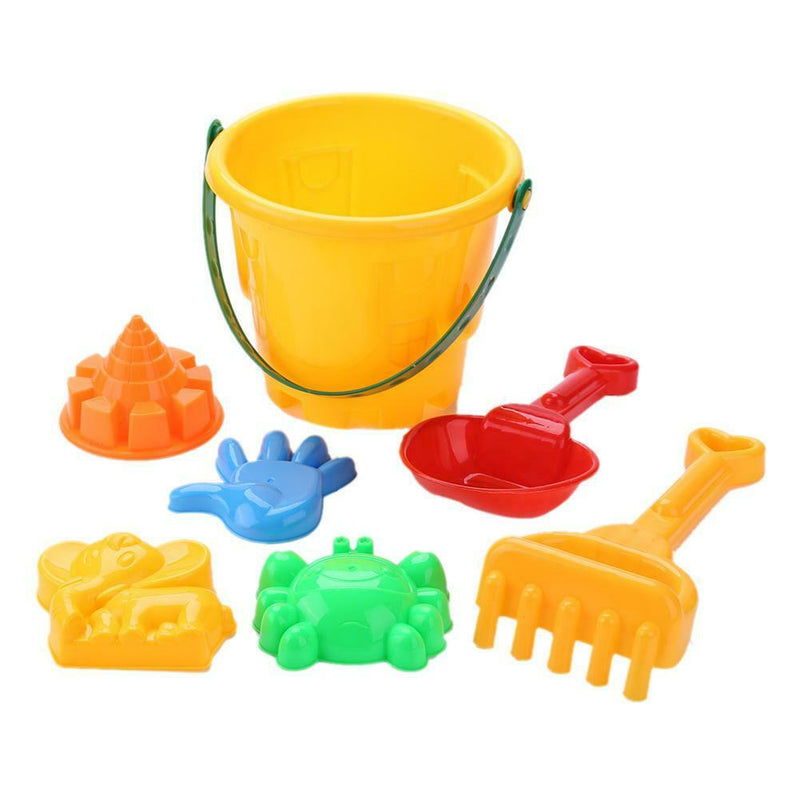 7pcs/set Baby Kids Beach Sand Play Toys Bucket Shovel Pretended Play Toys