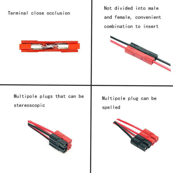 10Pcs 30A amp 600V power marine connector pole terminals interlocking Nw