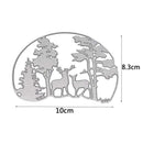 Christmas Tree Deer Metal Cutting Die Scrapbooking Embossing Crafts Stencil L3U2