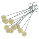 50 Pieces Wool Daubers Ball Brush Leather Dye Dauber Dyeing Applicator with