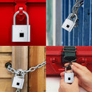 Security Keyless Usb Rechargeable Door Lock Fingerprint Smart Padlock Quick