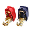 1 Pair 12V Quick Release Battery Terminals Clamps Clip for Car Caravan Boat Meta