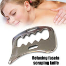 Stainless Steel Guasha Massager Tool Gua Sha Scraping Board Body Spa Mas L0Z2