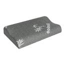 Bamboo Cervical Pillow Memory Foam Fabric Cover Bed Pillow Washable Style 4