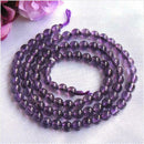 Approx.95pcs Natural Amethyst Round tone Loose Beads 4mm for Jewelry Making