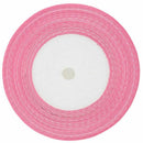45m Full Reel Cut Lengths Gingham Ribbon Sewing Crafts, 10mm Wide Pink H4I6