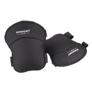 2x Black Oxford Professional Knee Pads for Flooring, Construction, Gardening