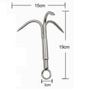 Stainless Steel Climbing Claw Hiking Mountaineering Flying Claw Grappling H