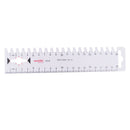 Rectangle Quilting Ruler Templates Metric Sewing Ruler For Crafts 20cm Long