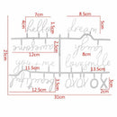 104 Piece Numbers Characters For Felt Letter Board For Changeable Letter Board