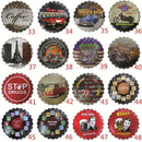 Metal Tin Bottle Cap Sign Art Poster Plaque Pub Bar Cafe Home Wall Decor