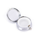 Travel Metal PillBox Medicine Organizer Container Jewellery Case Storage Holder@