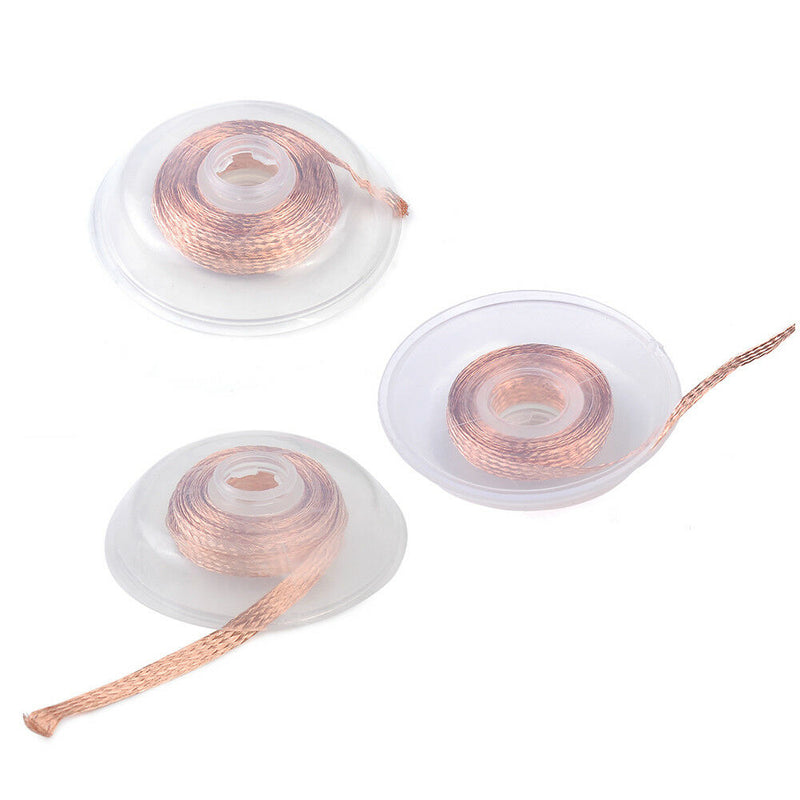 Desoldering Braid Solder Remover Copper Wick Wire Repair Tool 1.5M Long 3.5mm