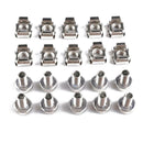 Rack Screws, 10 Pack, Installation Tool, 20 mm M6 Screws, M6 Nuts, Cabinet