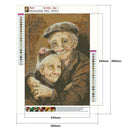 5D DIY Full Drill Diamond Painting Older Couples Cross Stitch Kits (hg831)