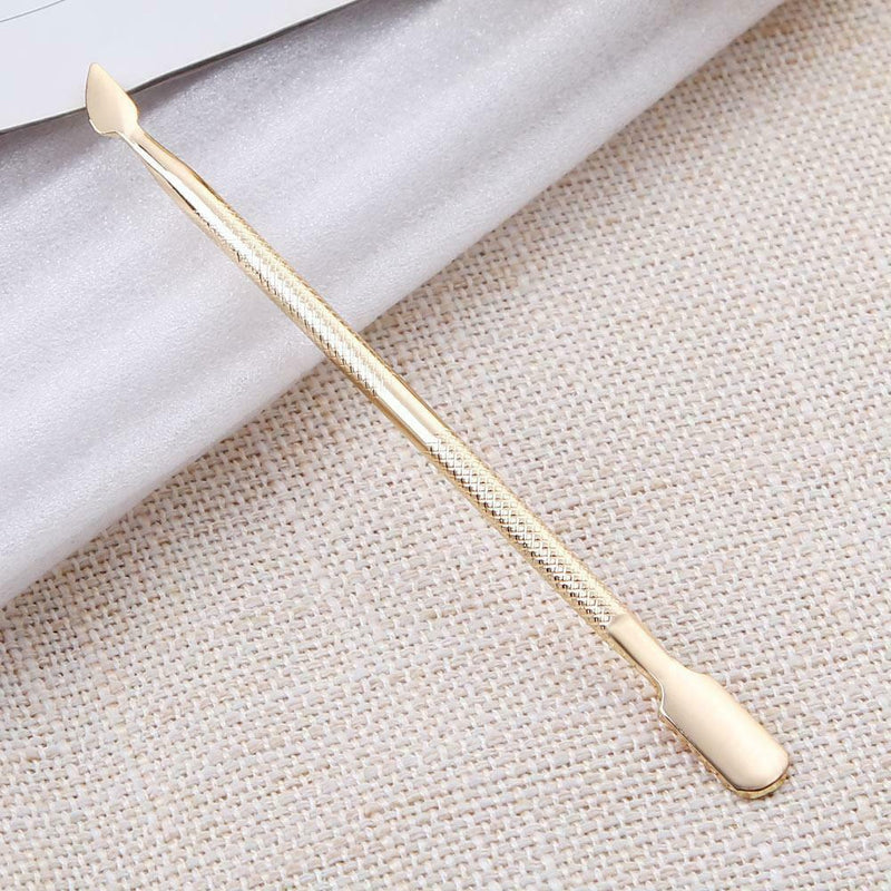 Stainless Steel Cuticle Pusher Dead Skin Remover UV Gel Nail Art Care Tool