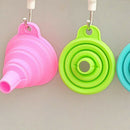 5pcs Kitchen Home Household Mini Food Grade Silicone Folding Telescopic  TOJ