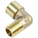 90 Degree Elbow 1/4" PT Male to 1/4" PT Female Pipe Fitting Coupler