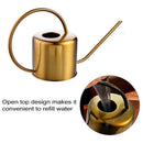 Watering Can Golden Garden Stainless Steel 1300Ml Small Water Bottle Easy T W2B9