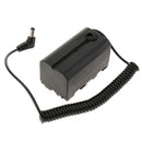 Dummy Battery DC Coupler For Sony NP-F750, NP-F970, NP-F550, Camcorder and LED